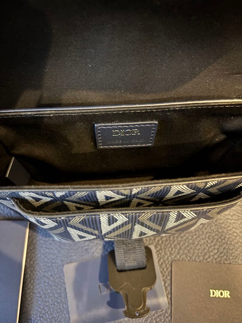 Dior ボディバッグ CDダイヤモンド　ネイビーブルー　美品　レア