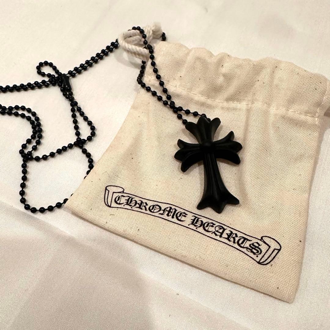 【限定値下げ】CHROME HEARTS ラバーネックレス　正規品　美品
