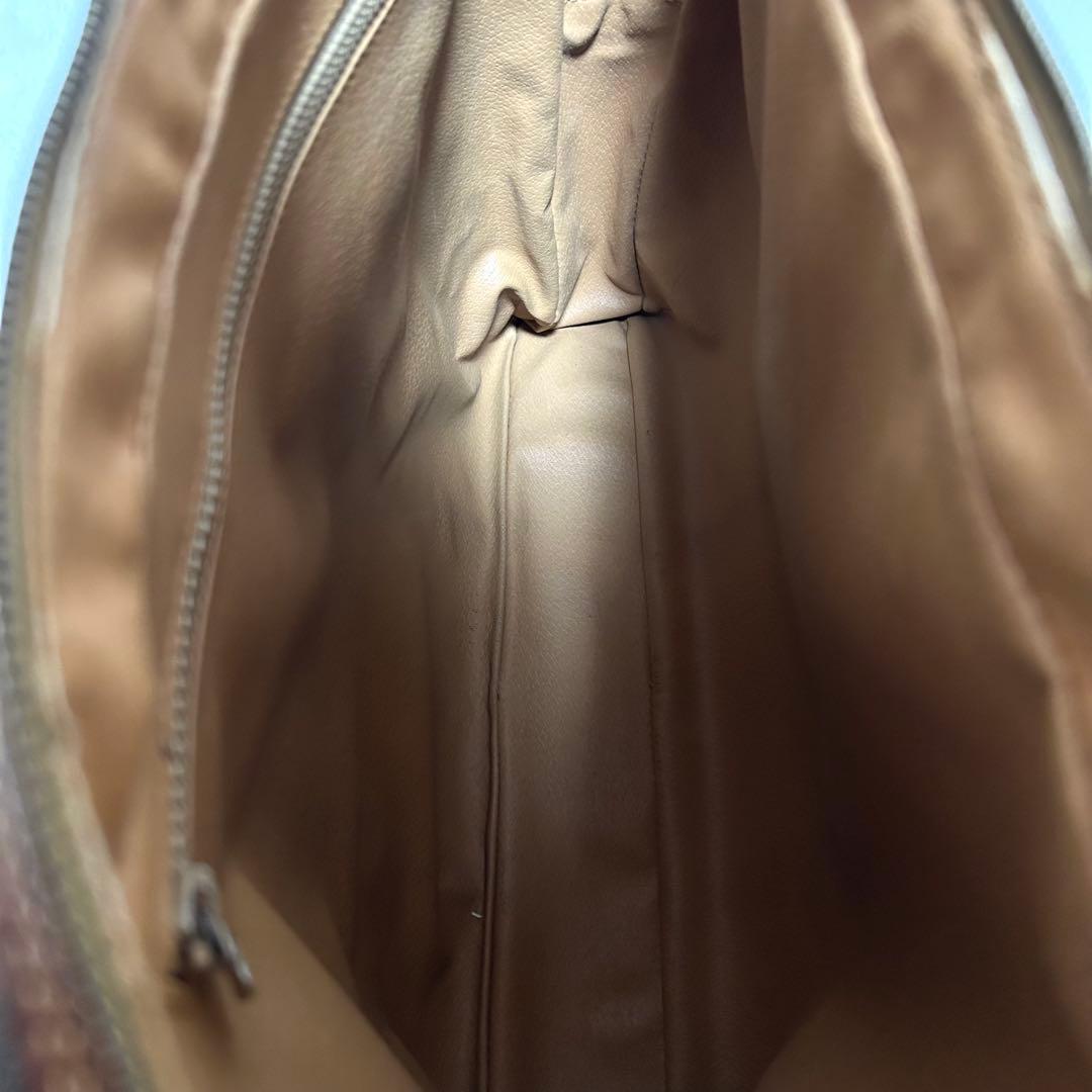 CELINE オールドセリーヌ マカダム柄 ブリーフケース ビジネスバッグ 茶色