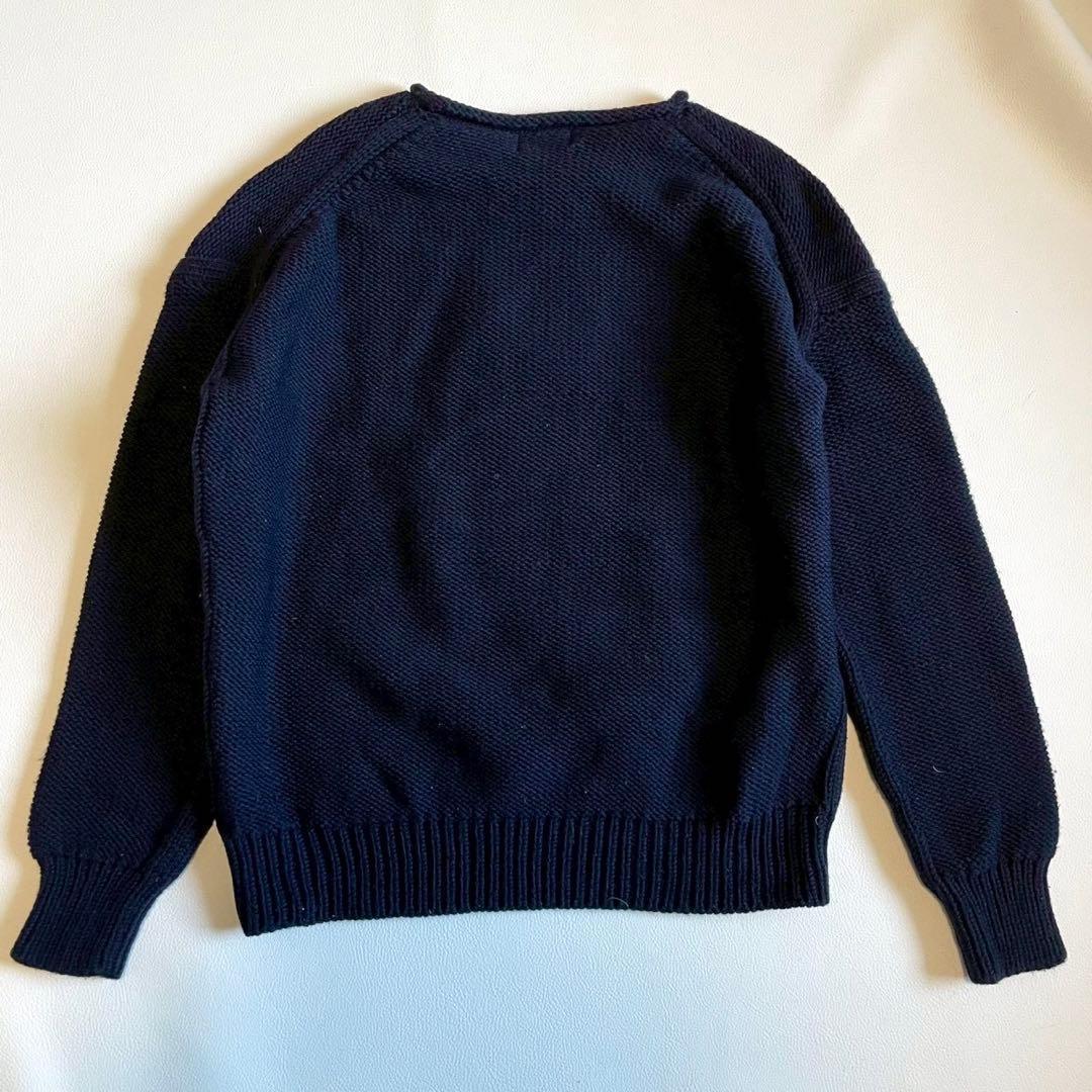 【ポロラルフローレン】ブリオン ロールネック セーター ニット 紺 ウール M位