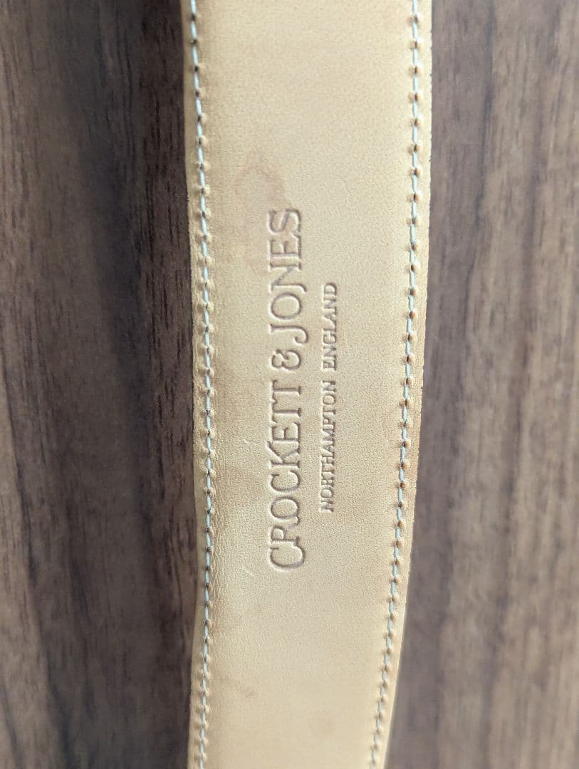 Crockett&Jones クロケット＆ジョーンズ ベルト ダークブラウン