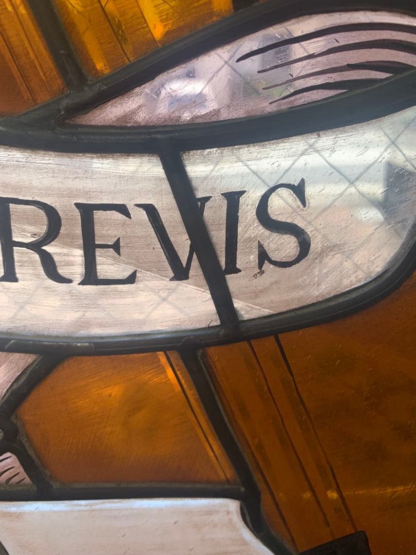 ステンドグラス絵付けパネル 「ARS LONGA」