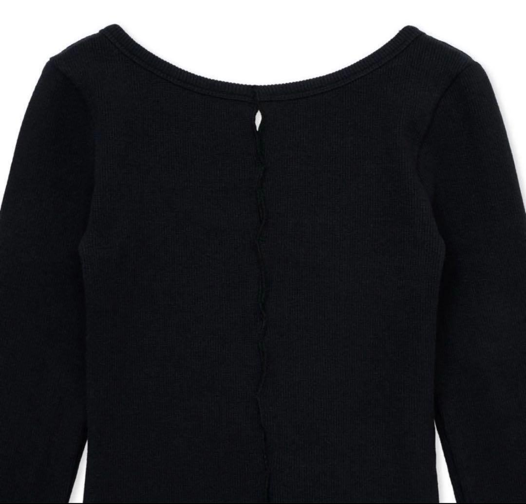 トップス SHISHIKUI holed topp black