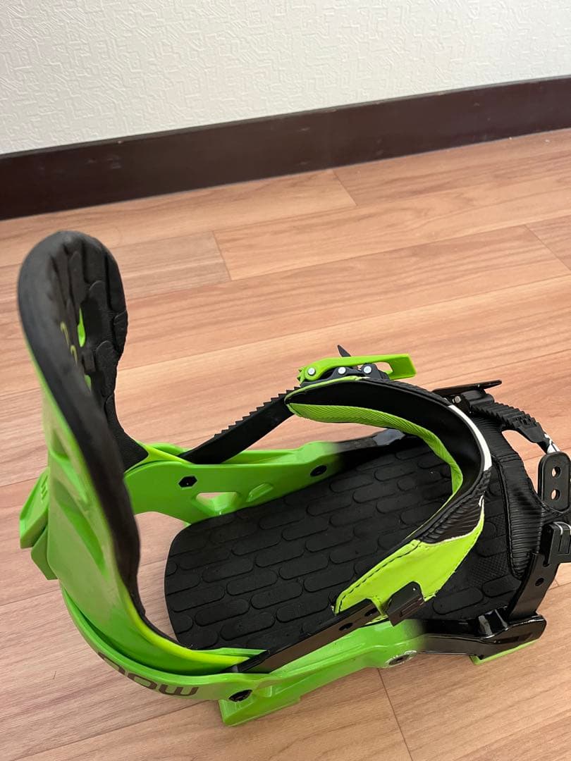 NOW PILOT スノーボードビンディング グリーン