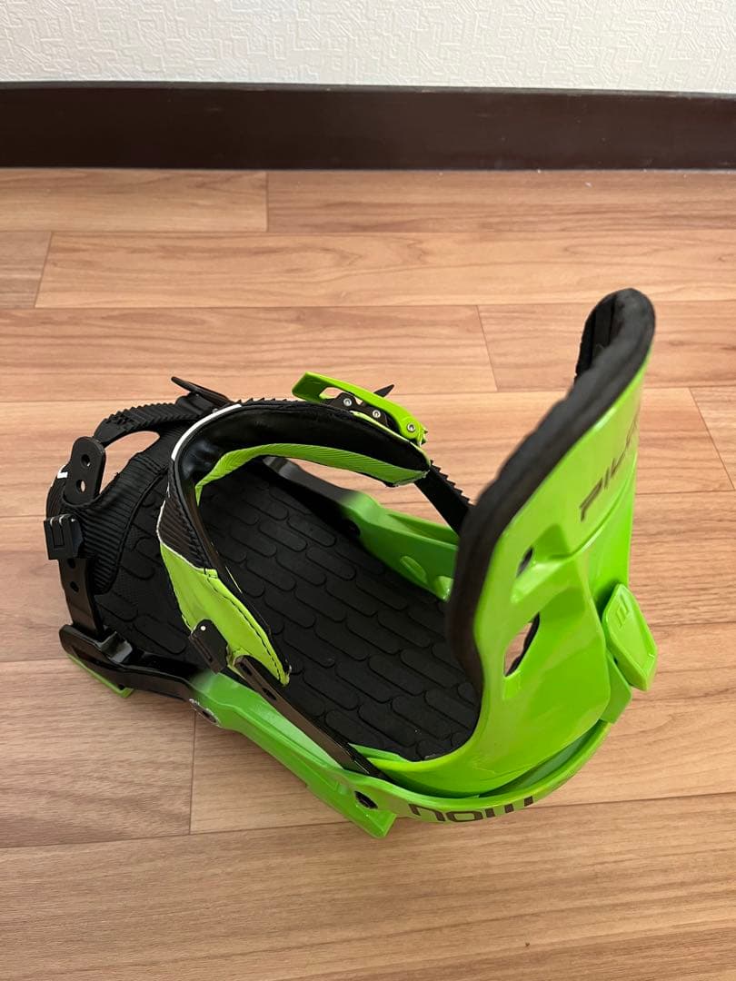 NOW PILOT スノーボードビンディング グリーン