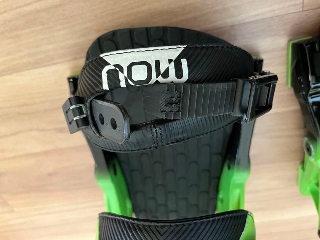 NOW PILOT スノーボードビンディング グリーン