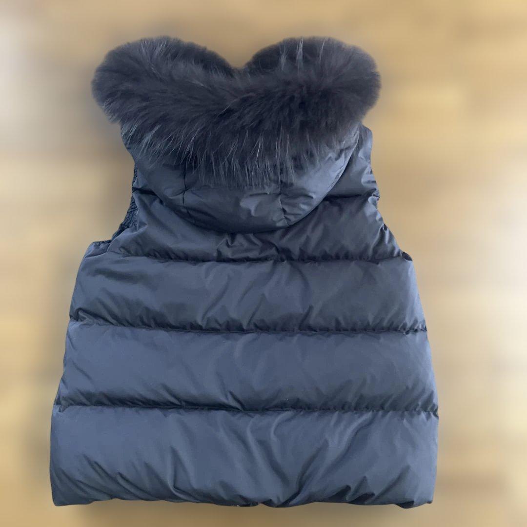 超美品　ナノユニバース　リモンタ　LIMONTA ダウンベスト　黒　M 38