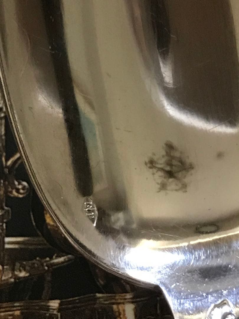 Puiforcat ピュイフォルカ／「アイリス」純銀製 カトラリー ２本セット