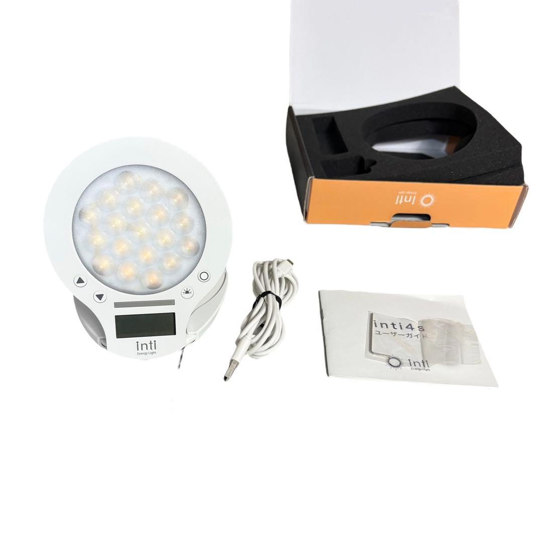 moonmoon 光目覚まし時計　Inti inti4s ホワイト アラーム