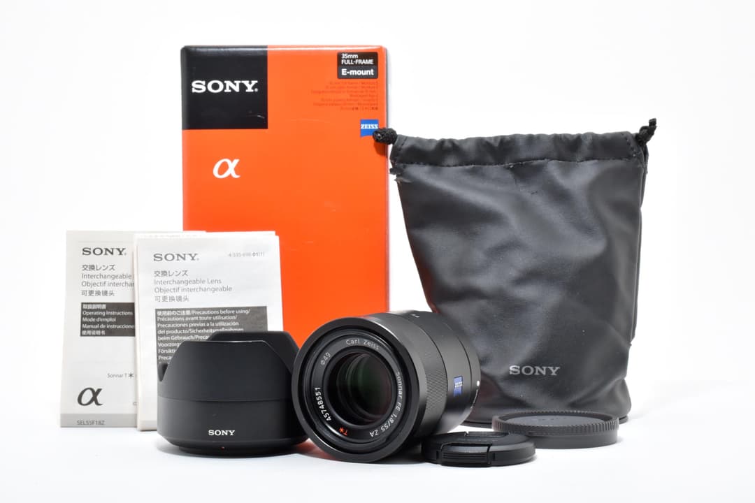 レンズ(単焦点) SONY SonnarTFE55mm F1.8ZASEL55F18Z 0356