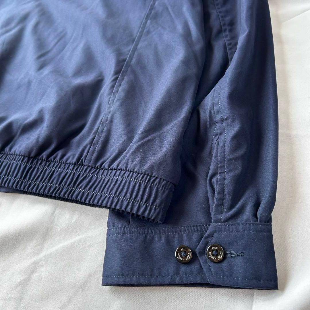 【美品】ポロラルフローレン 現行 スイングトップ ネイビー L ポニー 刺繍ロゴ