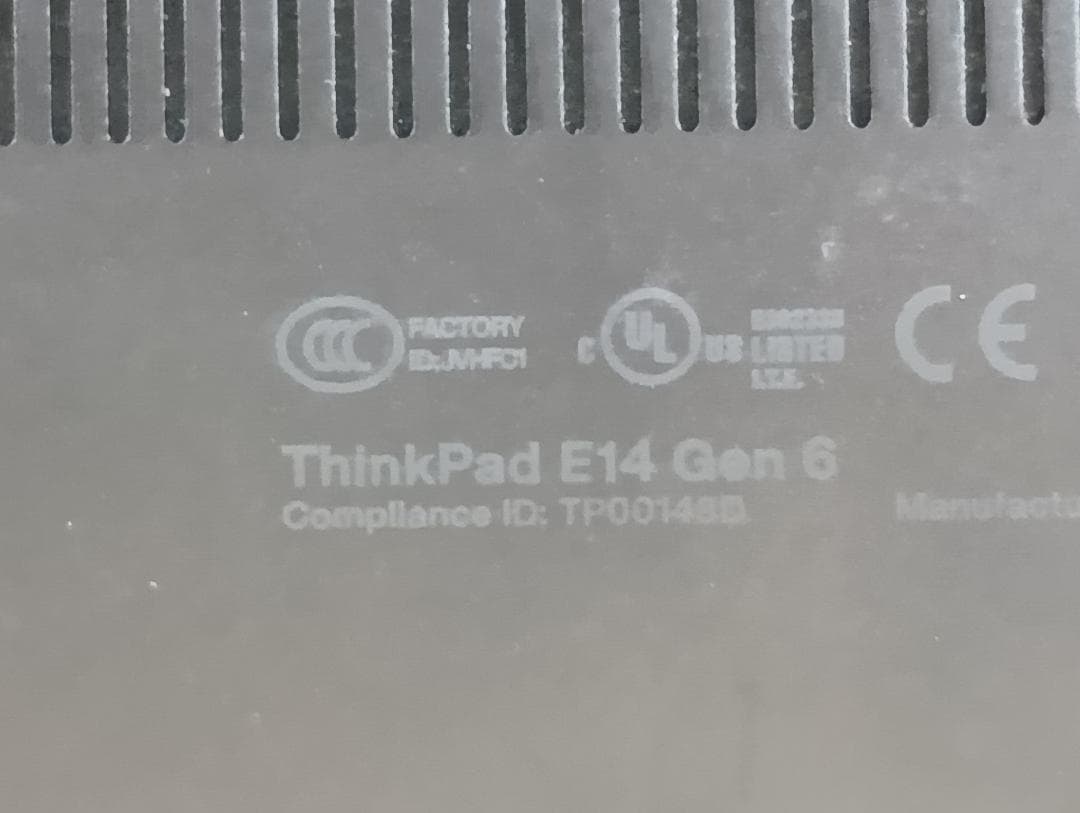 【特価品】ThinkPad E14 Gen6 Ryzen7/16GB/1TB