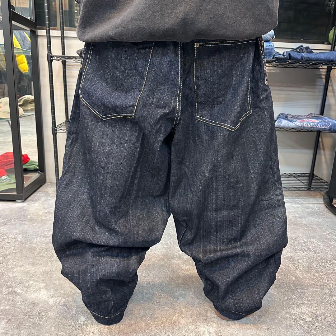 超BIGサイズ46 EVOLUTION 極太バギー　デニムパンツ