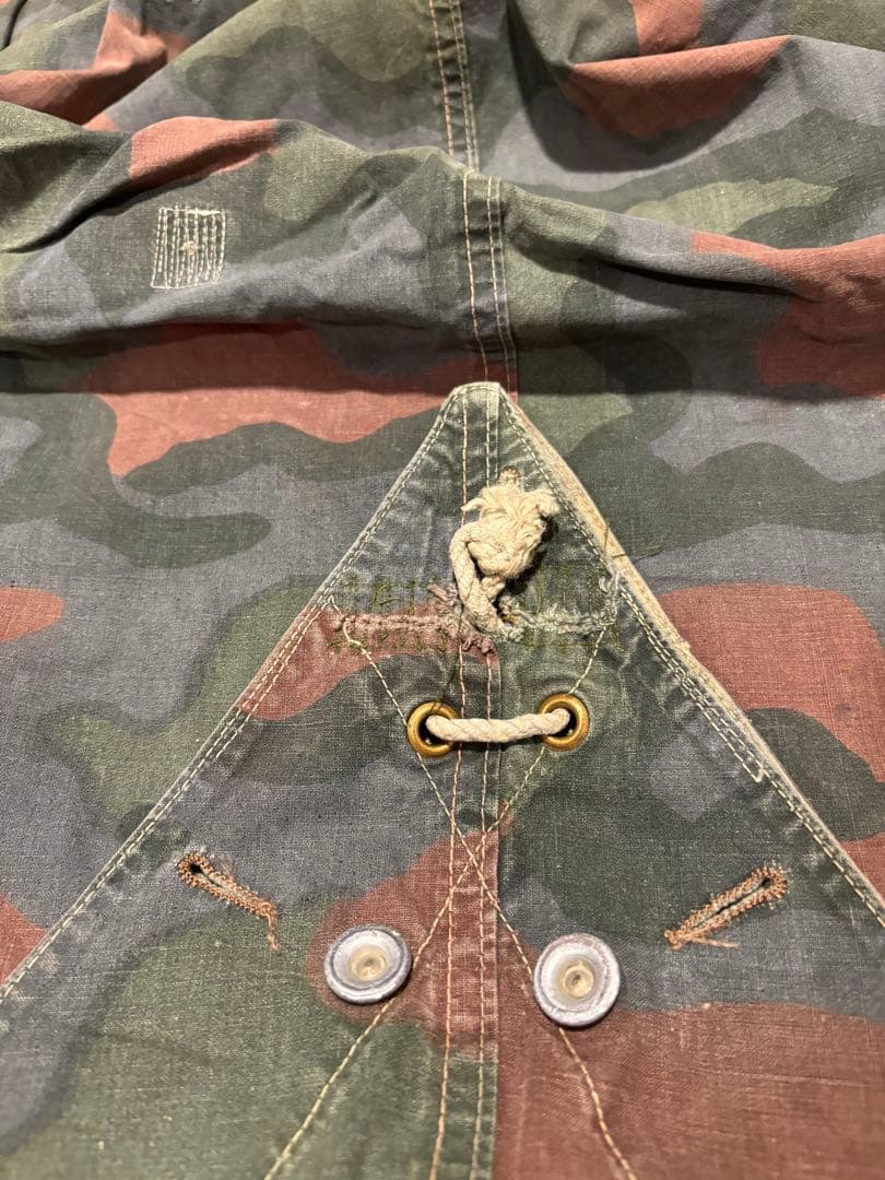 【軍幕屋】Ｂ級品3枚+デッドストック1枚★ノルウェー軍カモⅡテント★ポール8本付