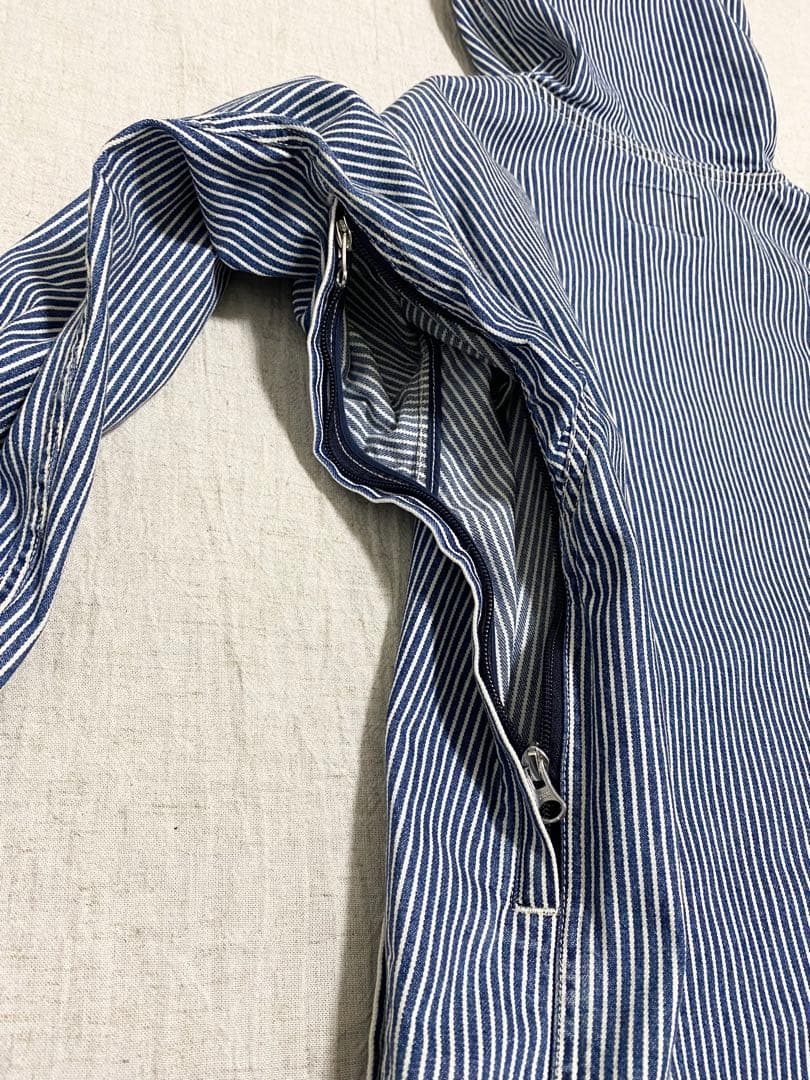 【ノースフェイス パープルレーベル】 ヒッコリーストライプ フィールドジャケット