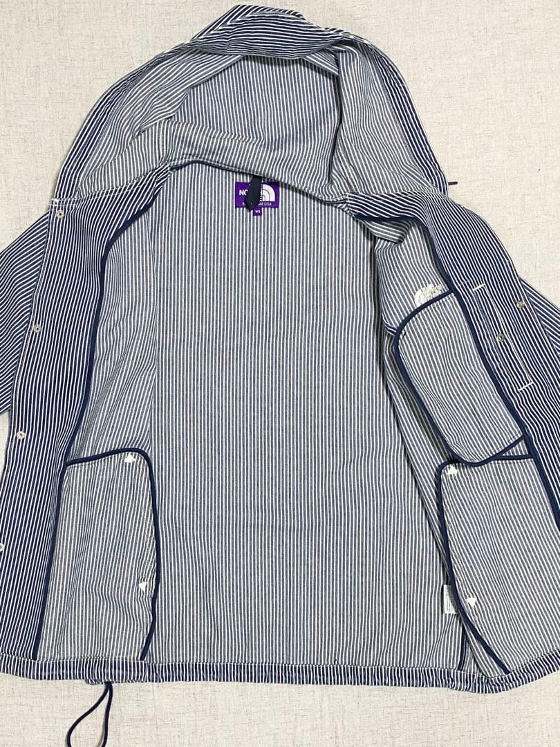 【ノースフェイス パープルレーベル】 ヒッコリーストライプ フィールドジャケット