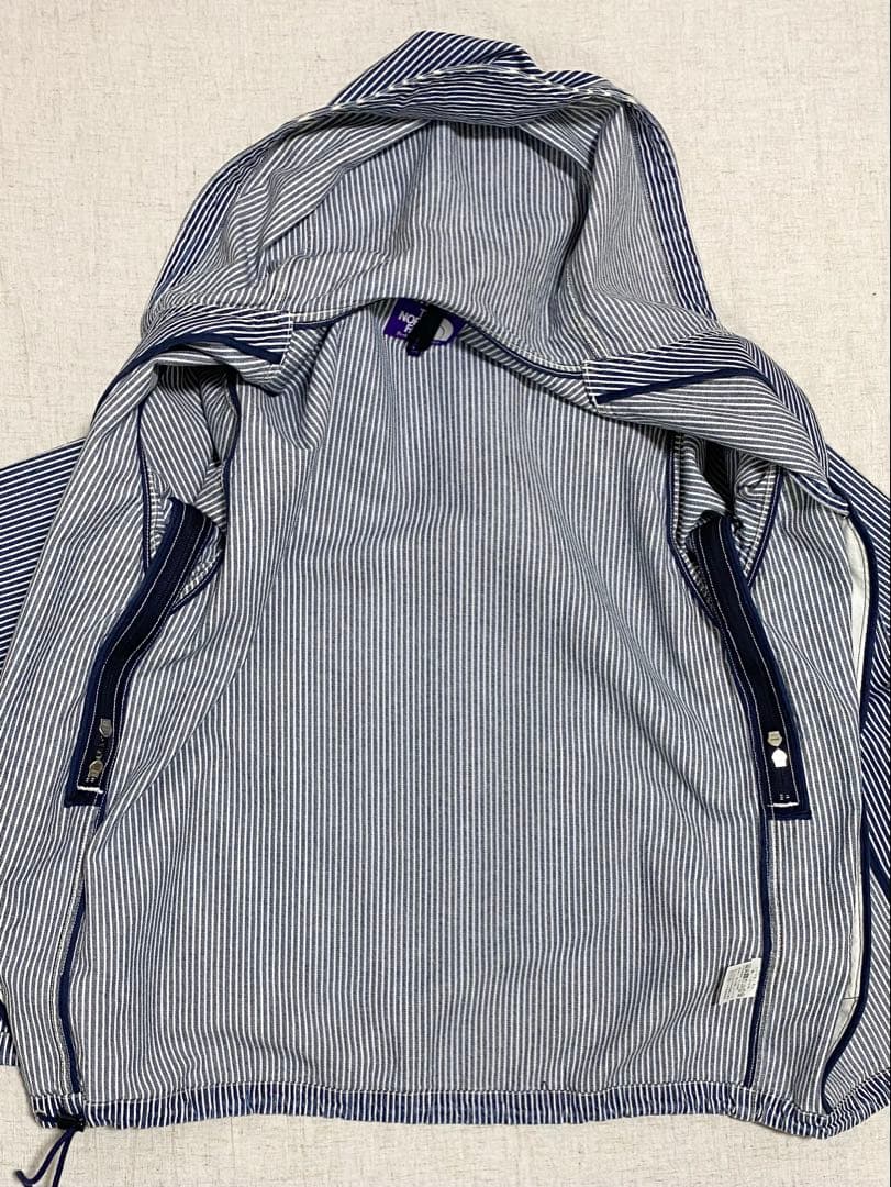 【ノースフェイス パープルレーベル】 ヒッコリーストライプ フィールドジャケット