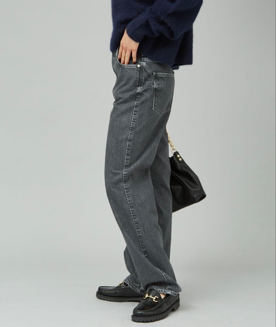 希少サイズ　今期アッパーハイツ THE COUSIN ハイライズストレートデニム