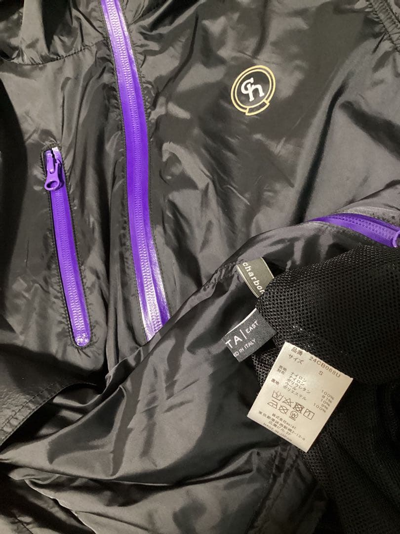 charbon running シャルボン パーカー ウィンドブレーカー S