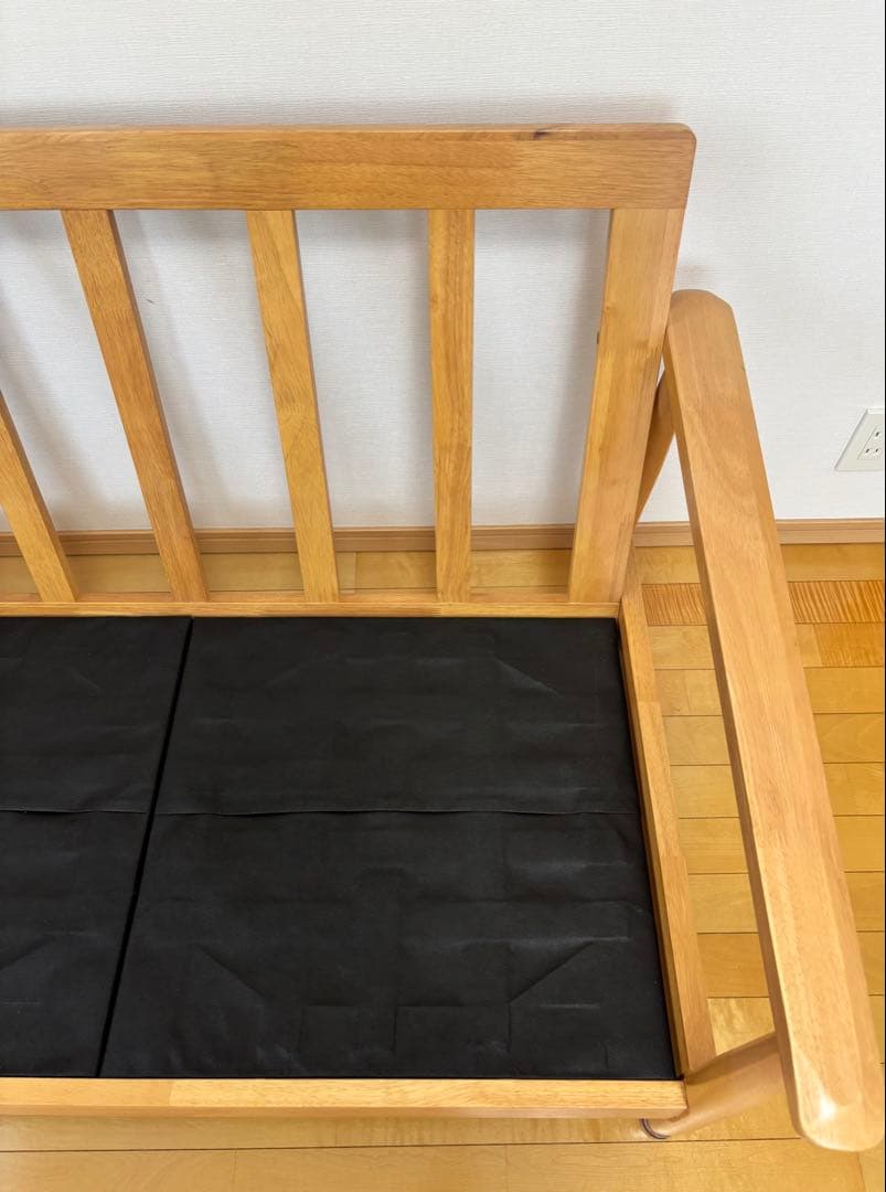 【ニトリ】ソファ 2人掛け 布張り 木製フレーム マイス