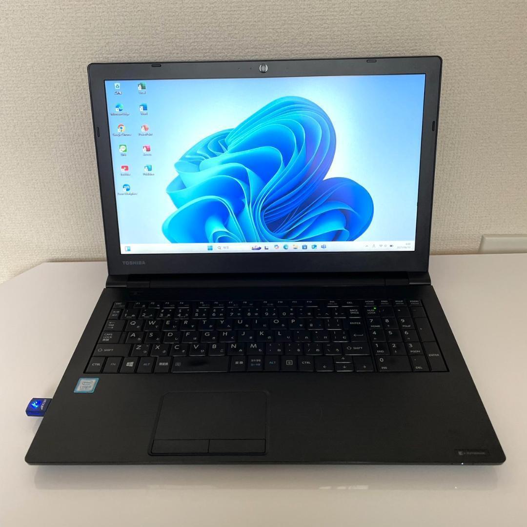 ★Win11★ 第8世代i5 メモリ16GB SSD テンキー付き 東芝 GG4