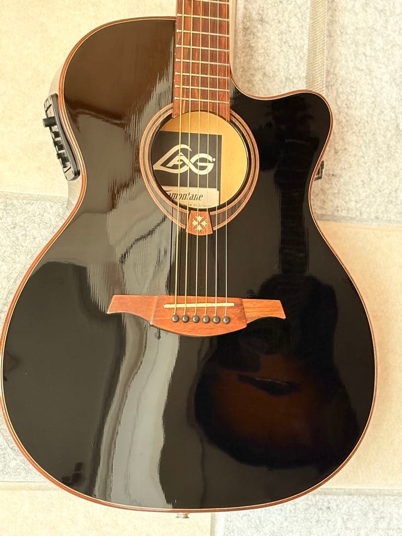 LAG アコースティックギター ブラック