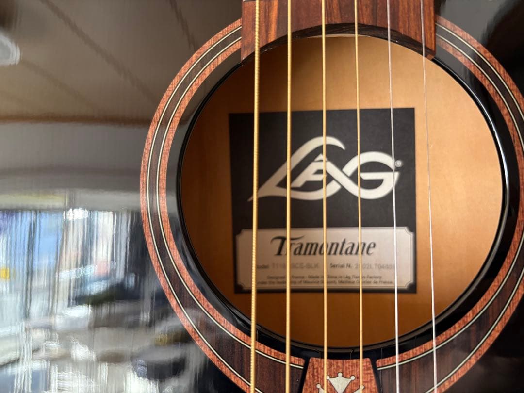 LAG アコースティックギター ブラック