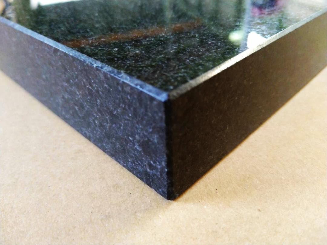 高級 天然黒御影石【ベルファースト】オーディオボード●300×300●5面本磨き