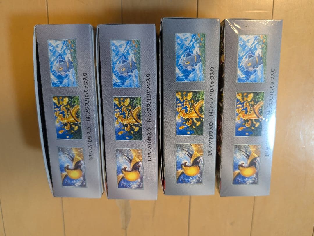 シャイニートレジャーex　BOX　シュリンク付き1　シュリンク無し3