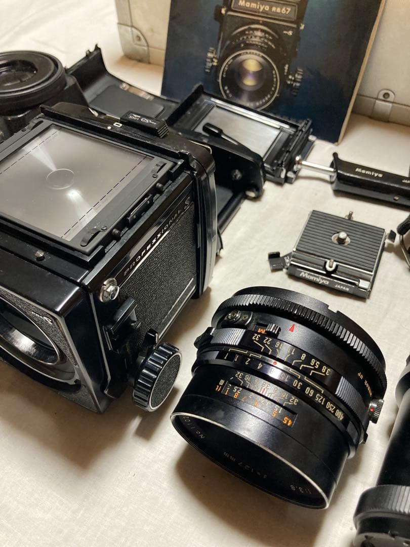 Mamiya RB67 Pro-S フィルムカメラ アルミケース 取説他　付属品