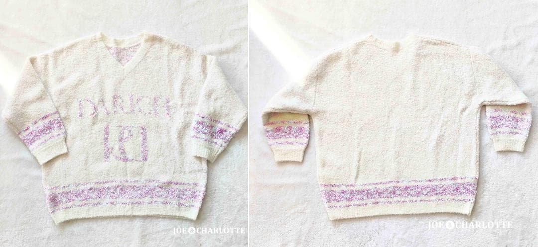 ダーリッチ darich ミックスカラーRDニットチュニック ホワイト