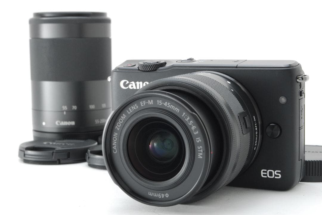 Canon EOS M10 ダブルズームキット ブラック ミラーレス一眼カメラ