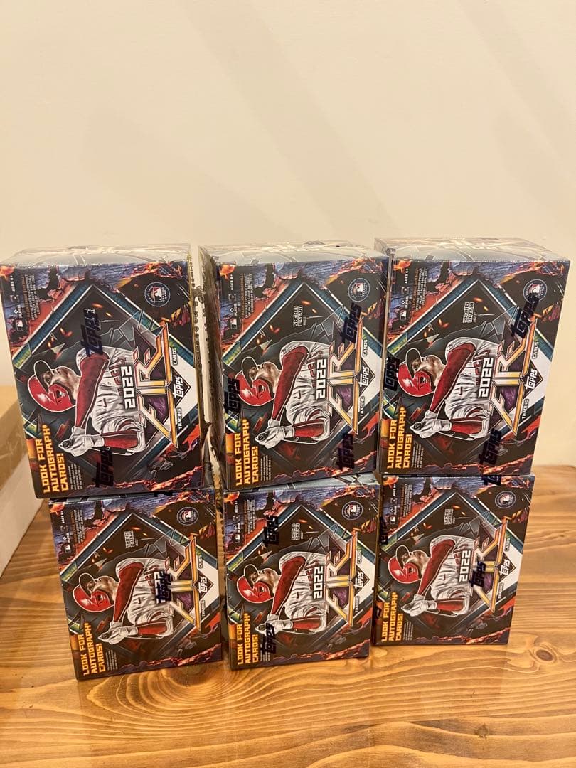 2022ToppsFireBaseballBlaster Box 6個セット