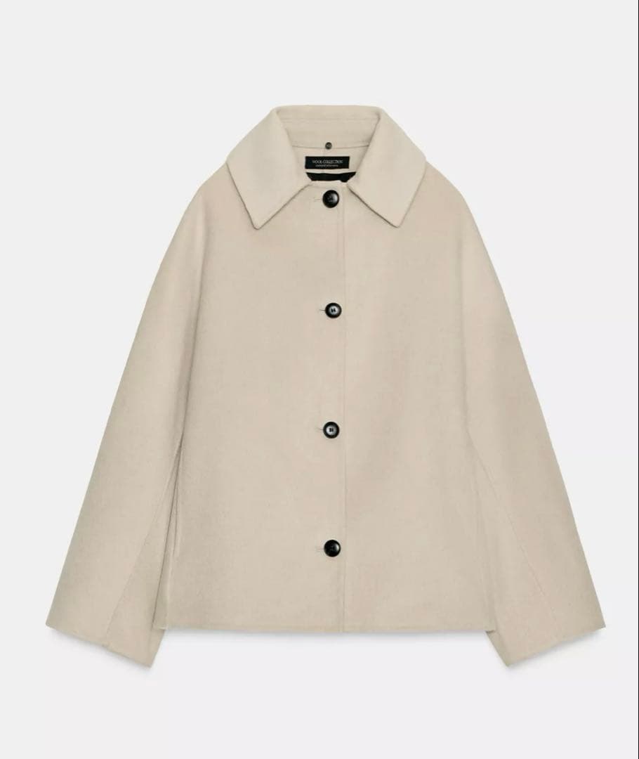 ZW COLLECTION ウール&フェイクファージャケット