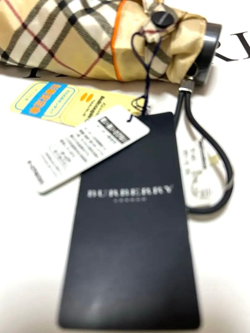 新品　バーバリー　折畳傘　父の日