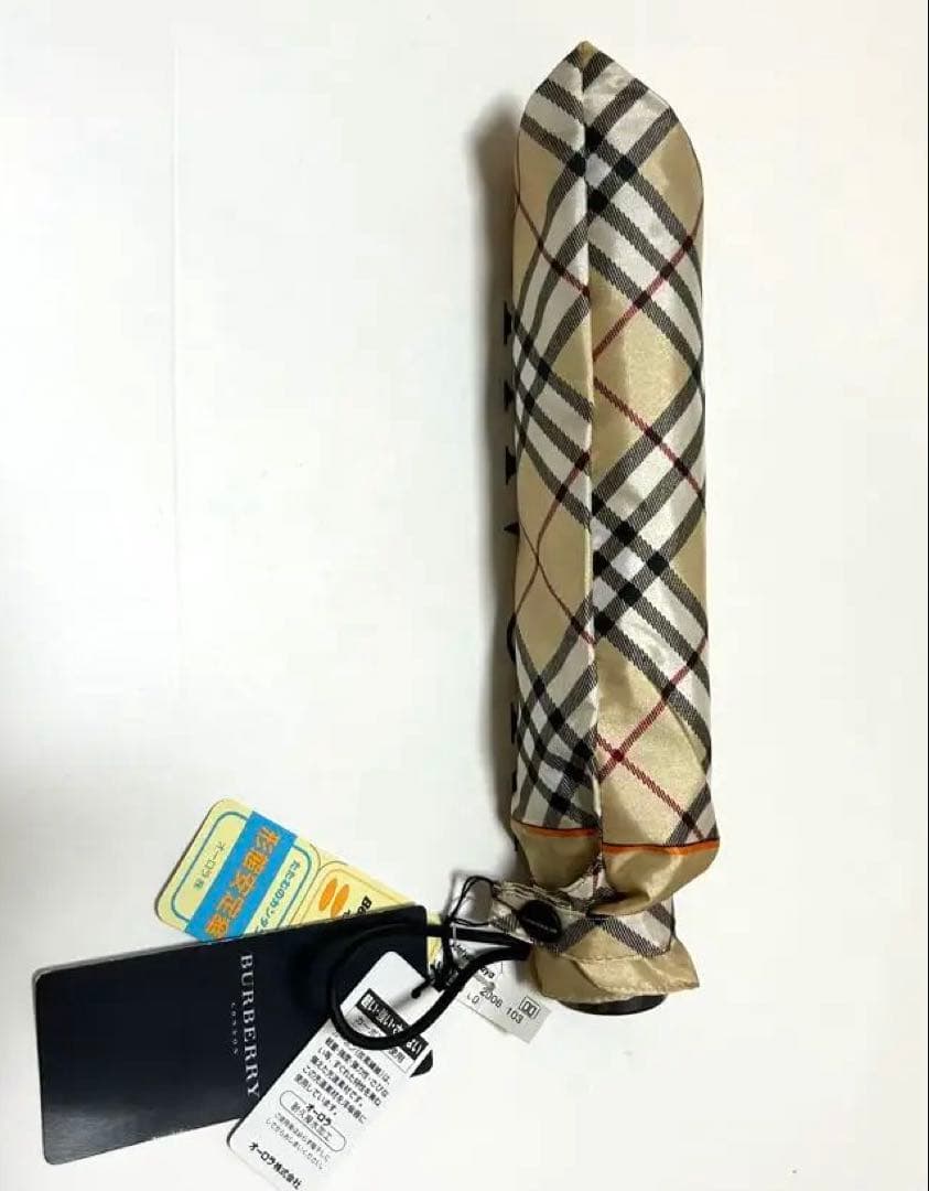 新品　バーバリー　折畳傘　父の日