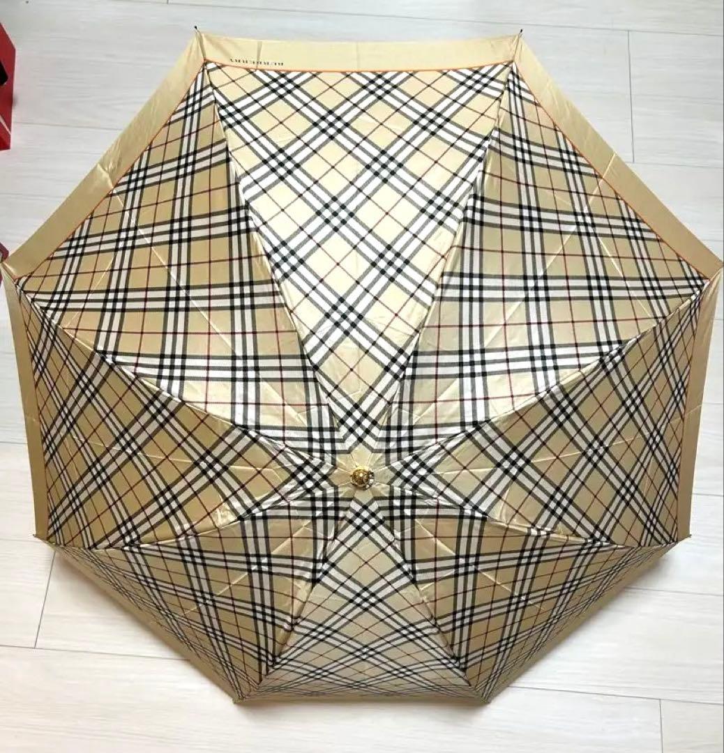 新品　バーバリー　折畳傘　父の日