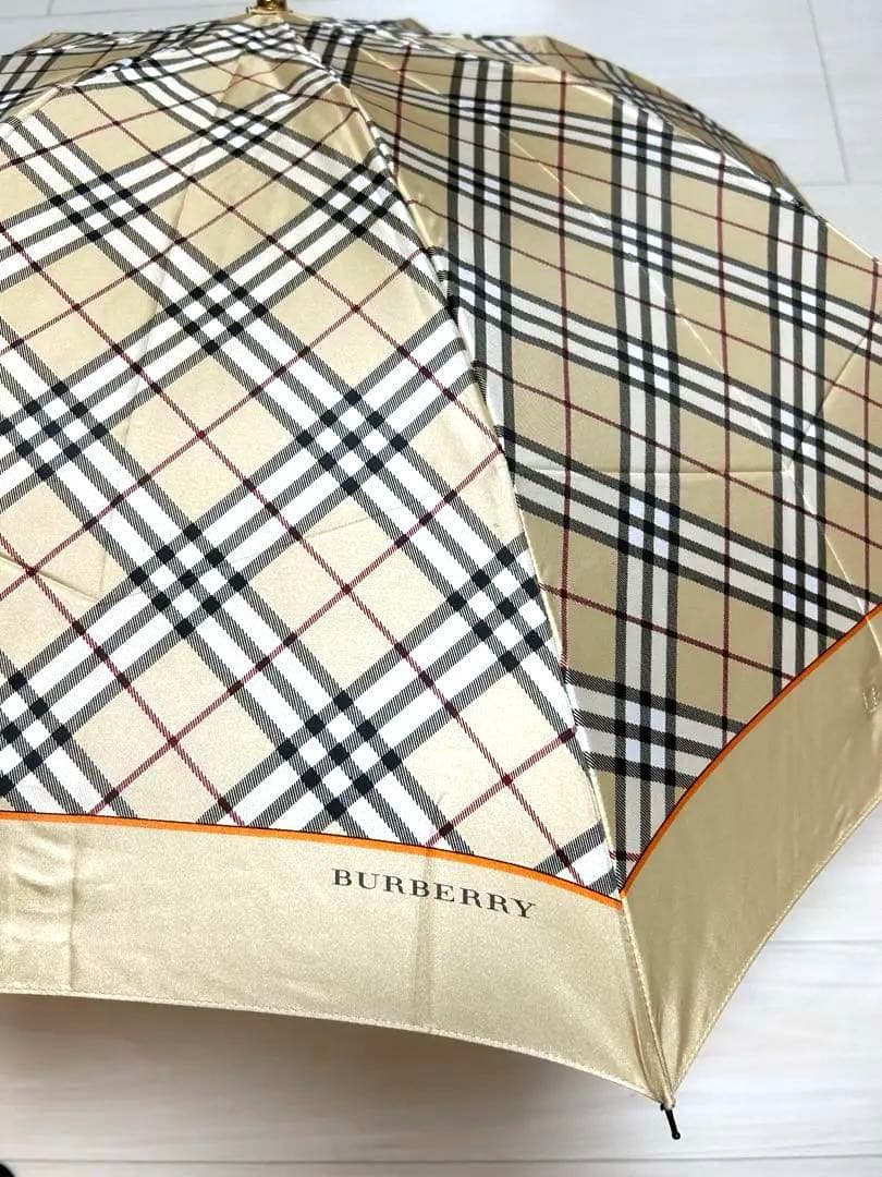 新品　バーバリー　折畳傘　父の日