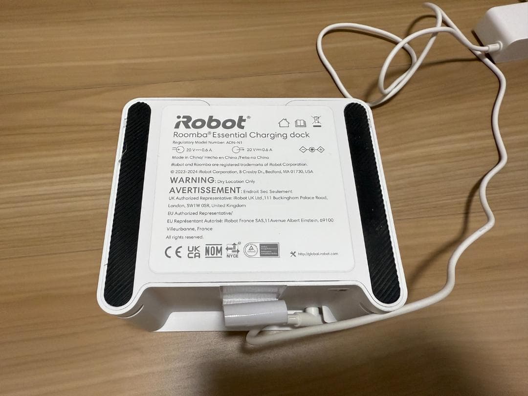 美品ルンバ　コンボ　essential robot ホワイト