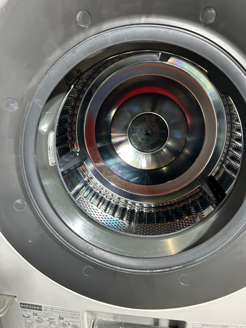 【h.mama　送料込】 美品✨️クリーニング済 SHARP ドラム式洗濯機