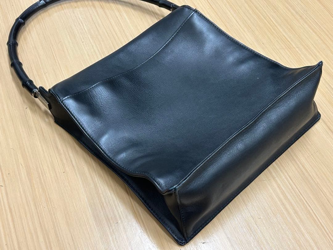 黒　GUCCH グッチ　バンブー　ワンショルダーバッグ