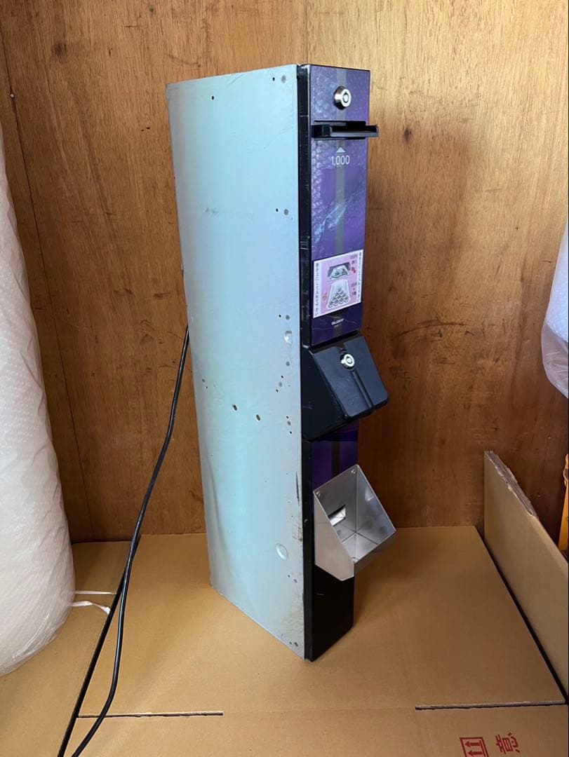 専用架台付両替機　EMS-7 改良品　新札対応1000円→100円×10枚