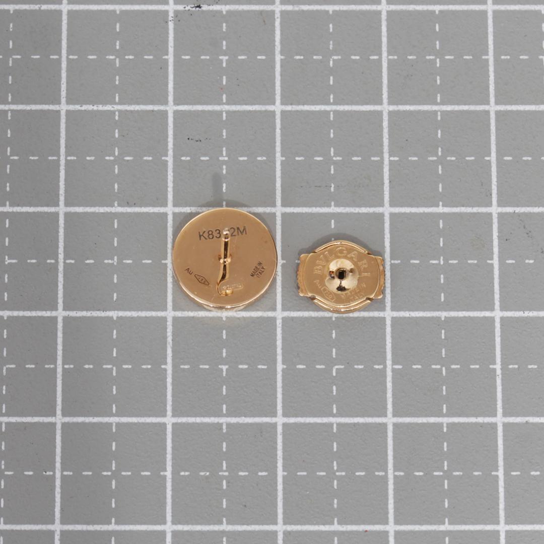 ブルガリ ブルガリブルガリ シングル ピアス K18PG 片方 マザーオブパール