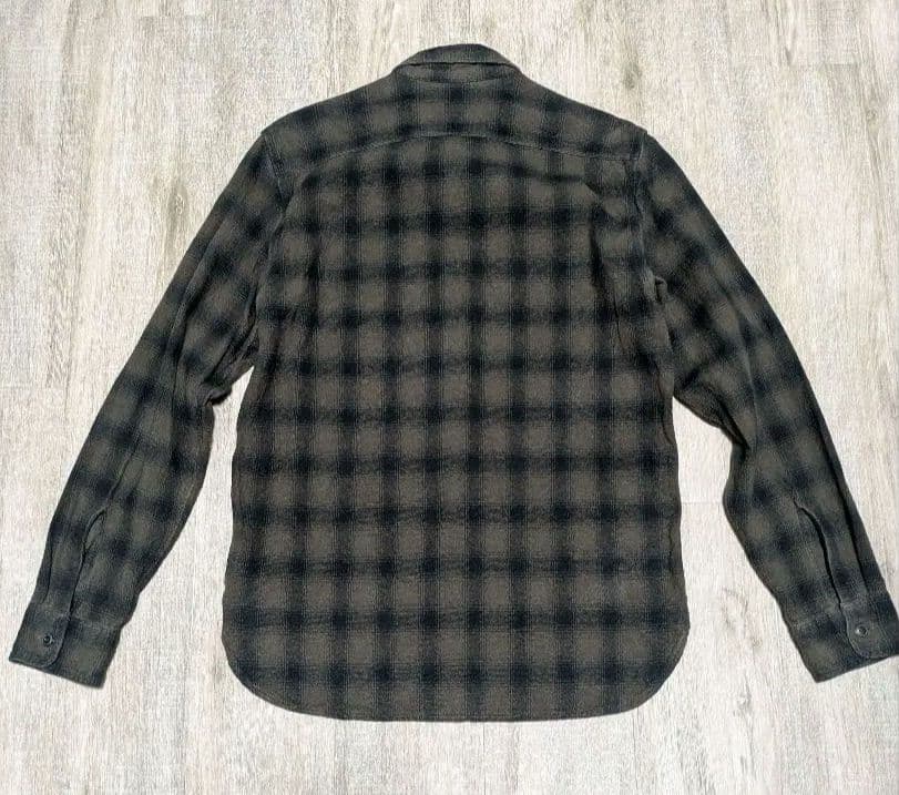 RRLダブルアールエル　オンブレチェックシャツS グランメゾンパリ　木村拓哉着用
