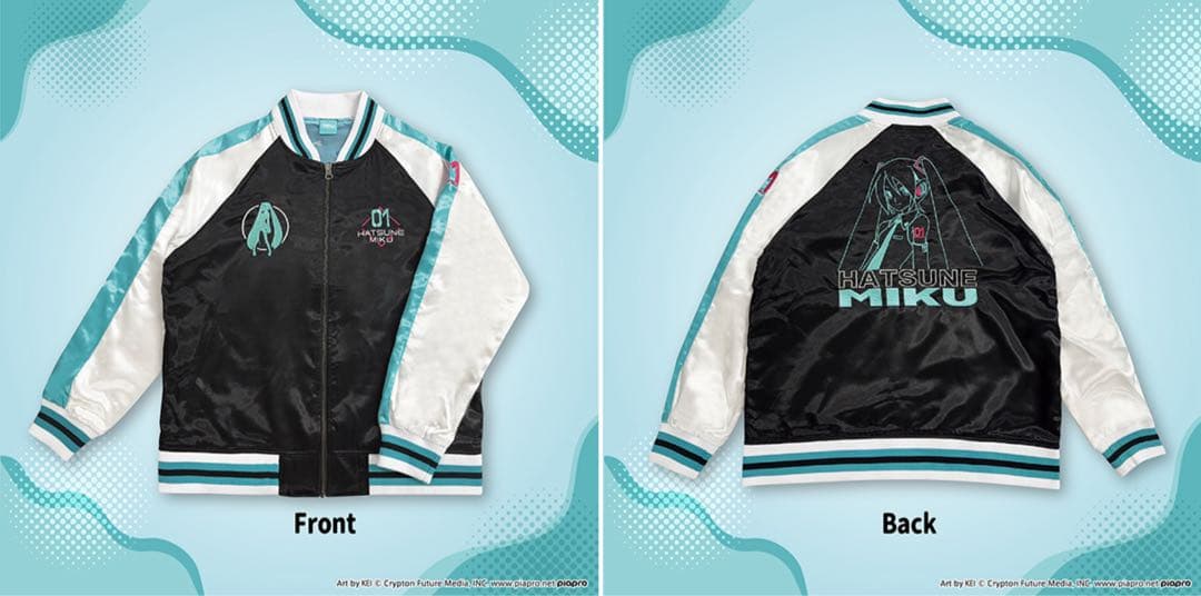 初音ミク ダブルフォーカスHATSUNE MIKU スカジャン XL イオン