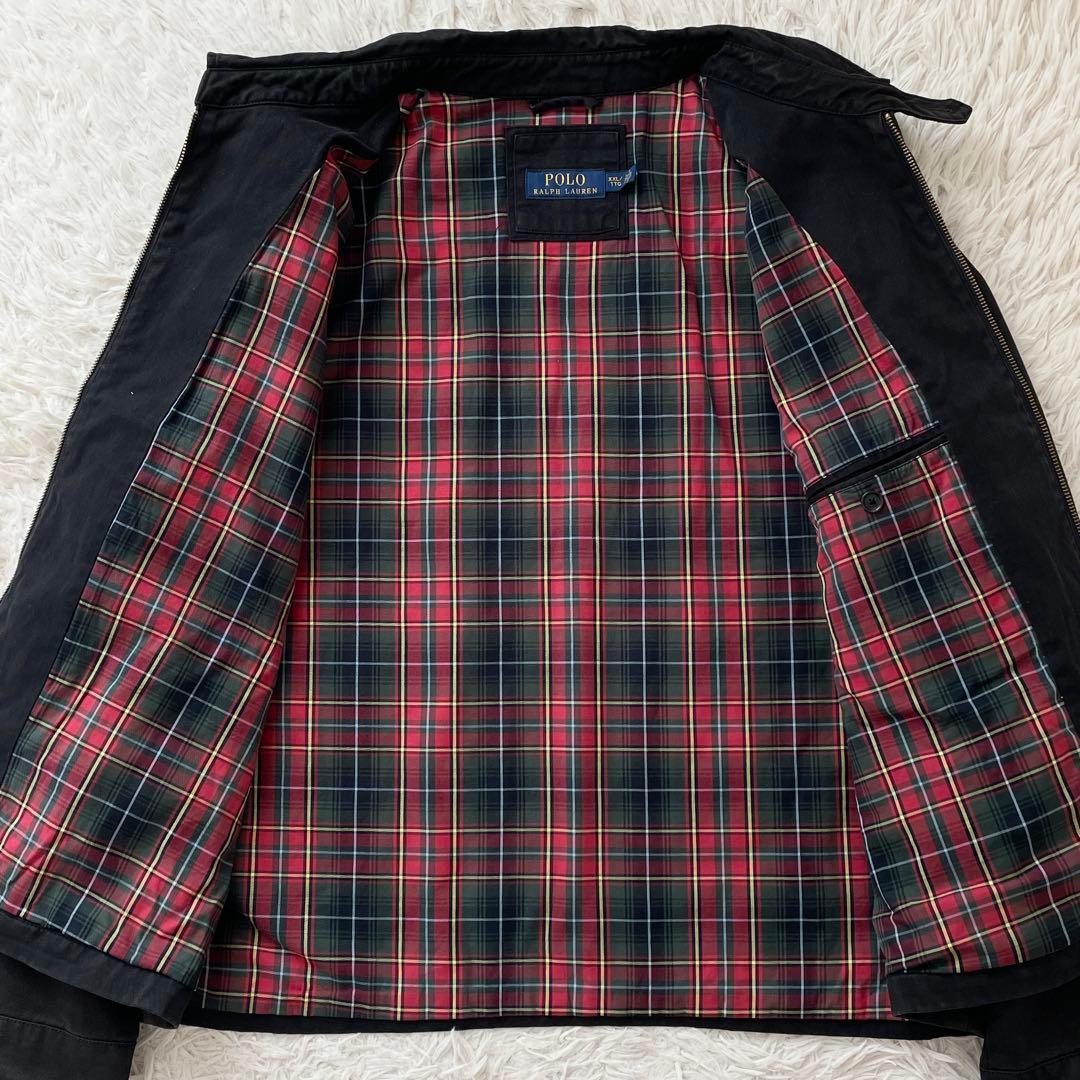 希少 XXLサイズ RALPH LAUREN スウィングトップ ポニー刺繍 黒