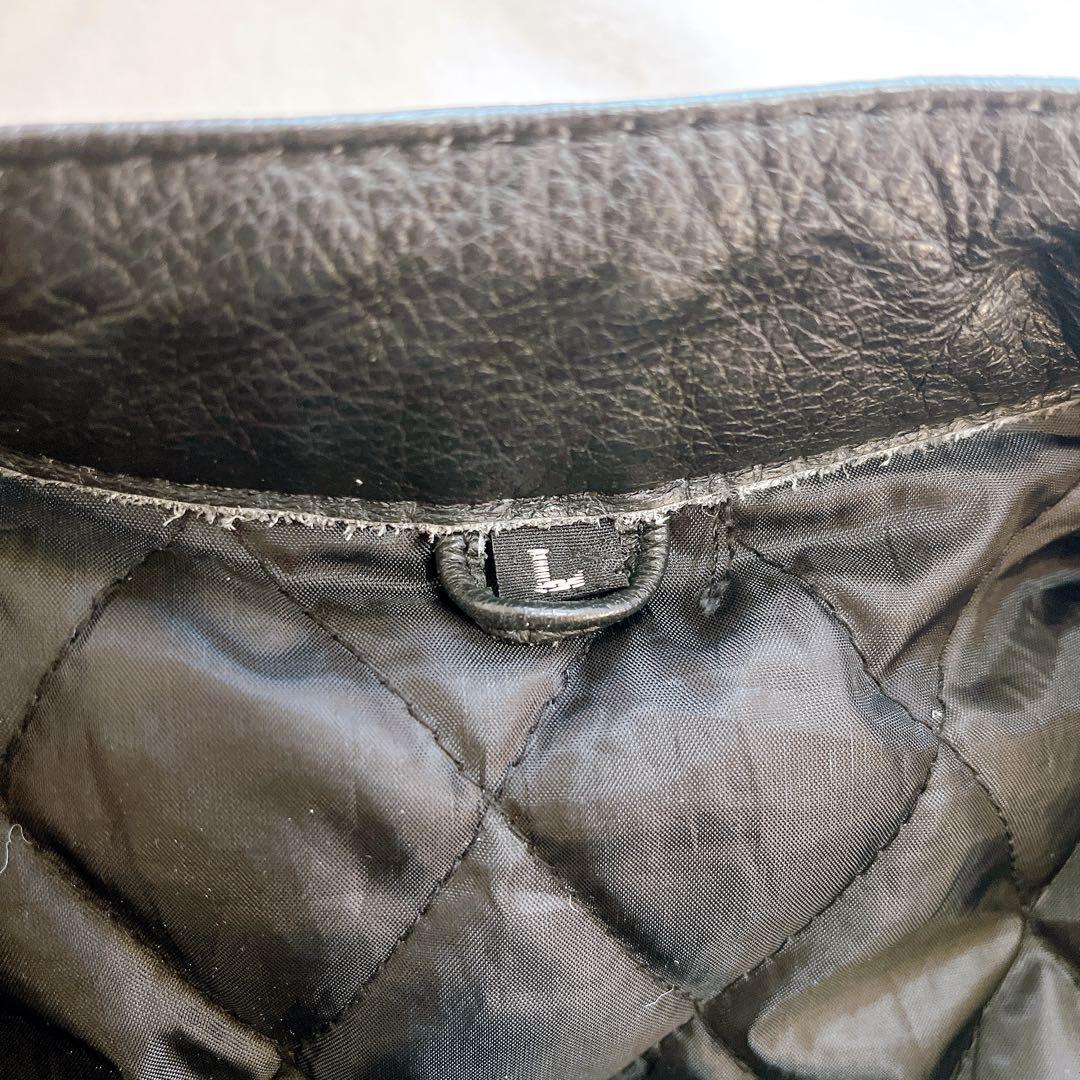 Freedom レザージャケット シングルライダース 牛革 本革 キルティング