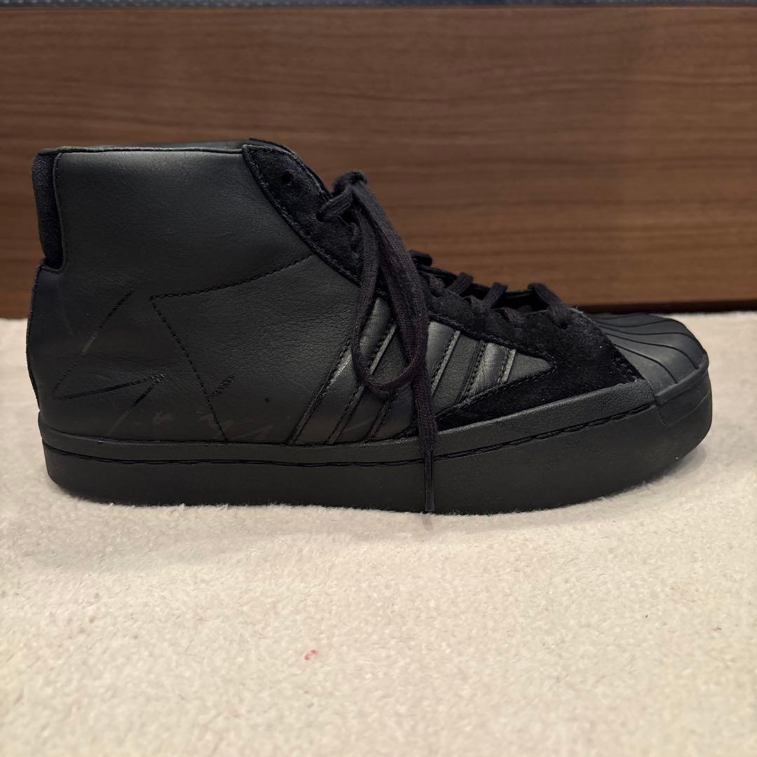 ブラック ハイカット シューズ US5Yohji、Y3正規品