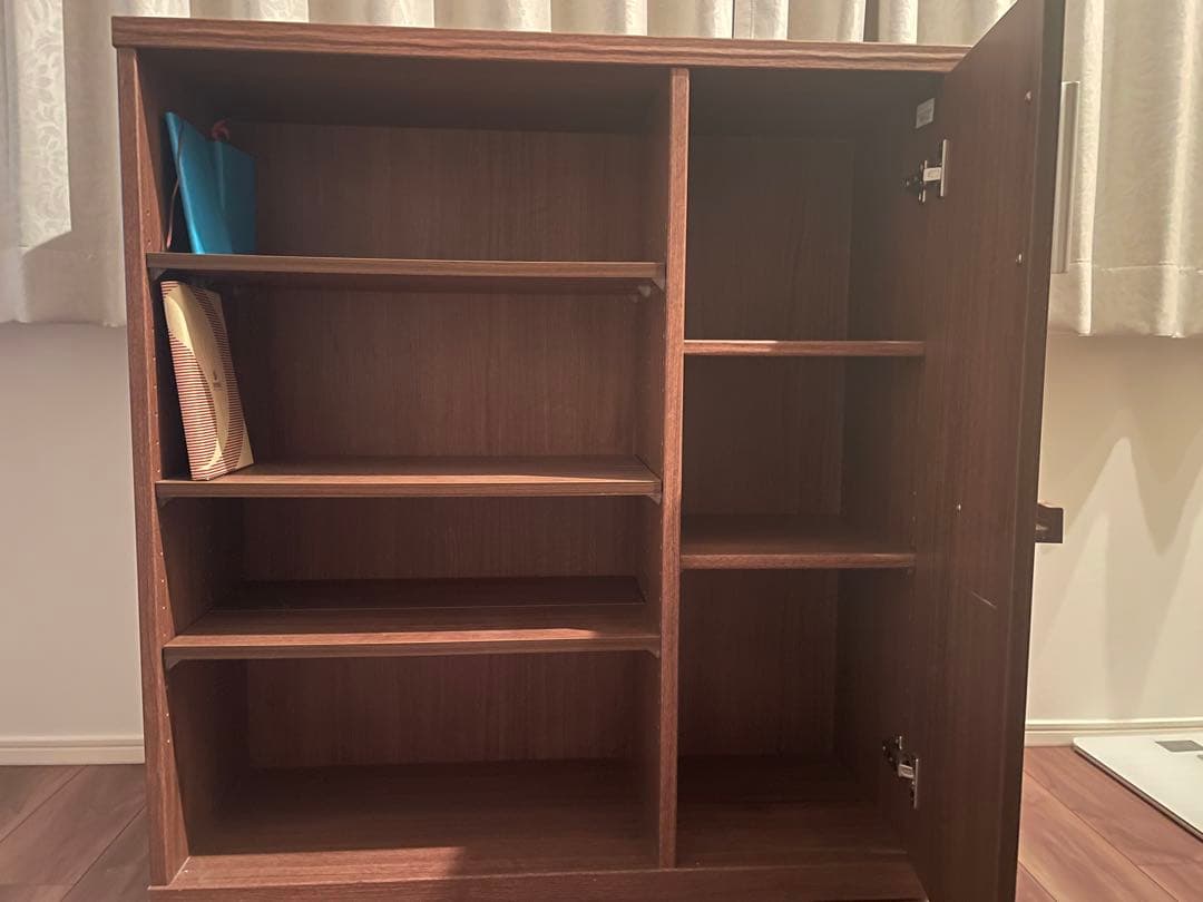 B-company ダークブラウン木製本棚