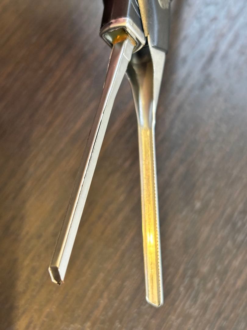 超美品LENZ 【α-3】レンツアイロン 5角3㎜アイロン　理容アイロン